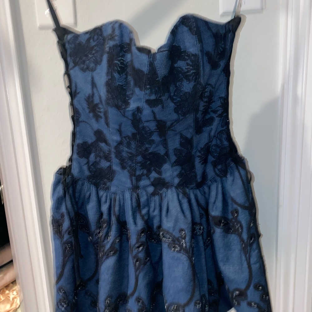 Anna Sui Eyelet Embroidery Dress - image 3